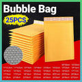25PCS Poly Bubble Mailer Yellow Colour Multi-Size Plastic Padded Bag - 25PCS-13*18CM