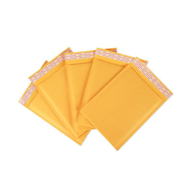 25PCS Poly Bubble Mailer Yellow Colour Multi-Size Plastic Padded Bag - 25PCS-11*12.5CM