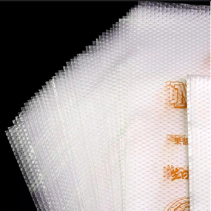 100-200Pcs Disposable Piping Bags For Cake Decor Icing Frosting Piping Nozzles - Yellow (Thick)-Small *100 PCS