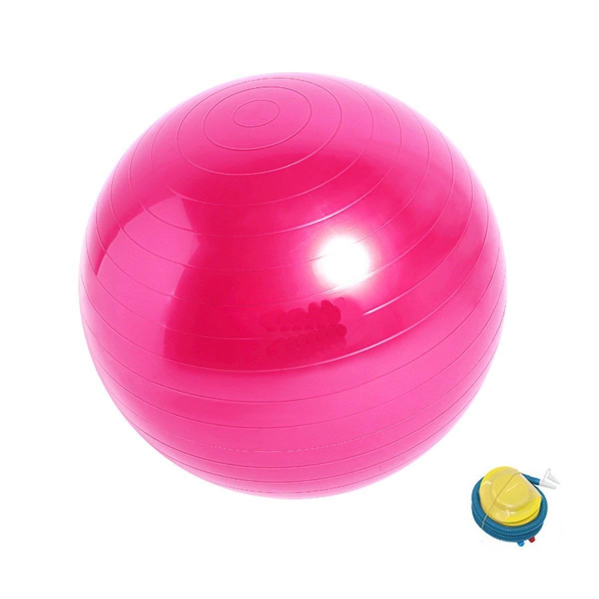 Explosion-Proof Thickened Inflatable Yoga Ball Massage Fitness Stability Ball - Purple - 65cm