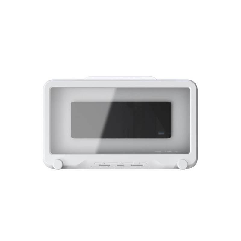Wall Mounted Phone Holder for Bathroom Shower Waterproof Touch Screen Case - Blue