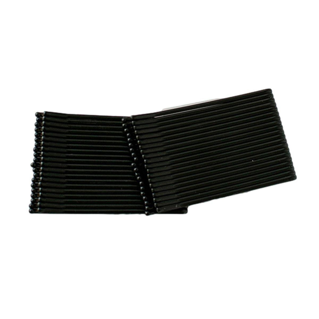 40 PCS Short Black Waved Hair Pins Bobby Pins Grips Salon Dance Hair Accessories - Long Wave Clip