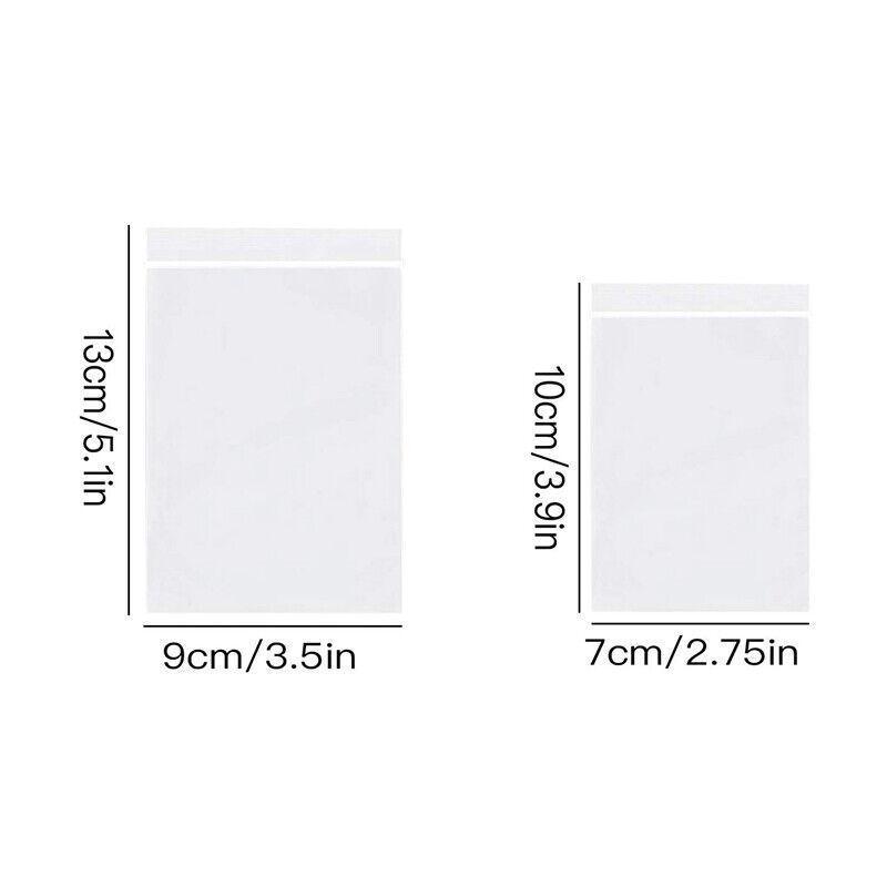 100X Bulk Clear Resealable PE Plastic Zip Bags - 17*25cm 100PCS