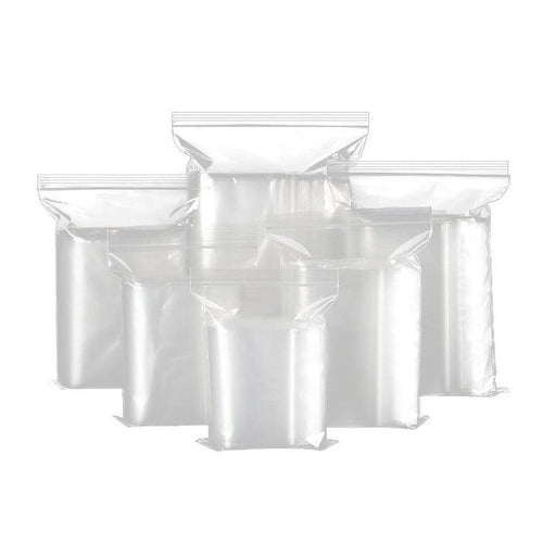 10/100PCS Thick Resealable Ziplock Bags in 12 Sizes Zip Lock Plastic Bags - 20x28cm-100pcs