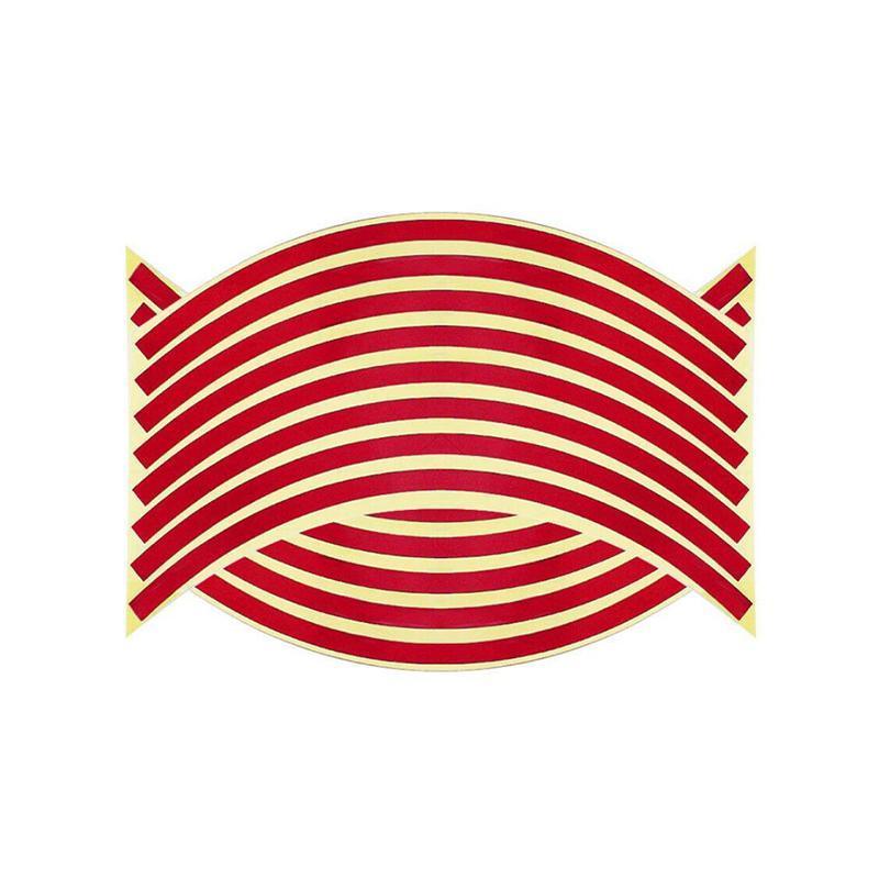 18inch Reflective Rim Tape Wheel Stripe Decal Trim Sticker For Car Motorcycle - Reflecstive 7-Colour