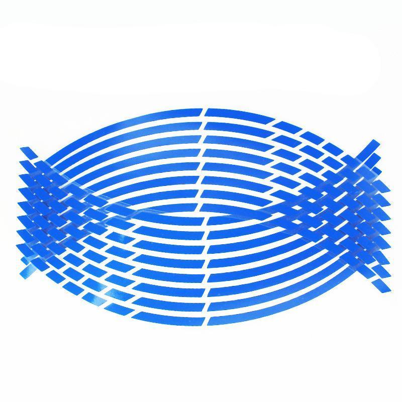 18inch Reflective Rim Tape Wheel Stripe Decal Trim Sticker For Car Motorcycle - Break-Reflective Yellow/Gold