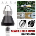 High Pressure Drain 1 Front 6 Nozzle Sewer Pipe Cleaner Rear Jet Pressure Washer