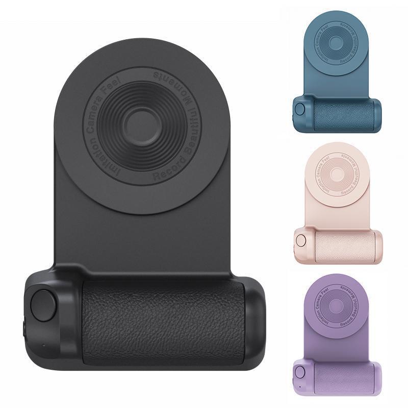 Bluetooth Camera Grip Handle for Phone Photography Bracket - Pink