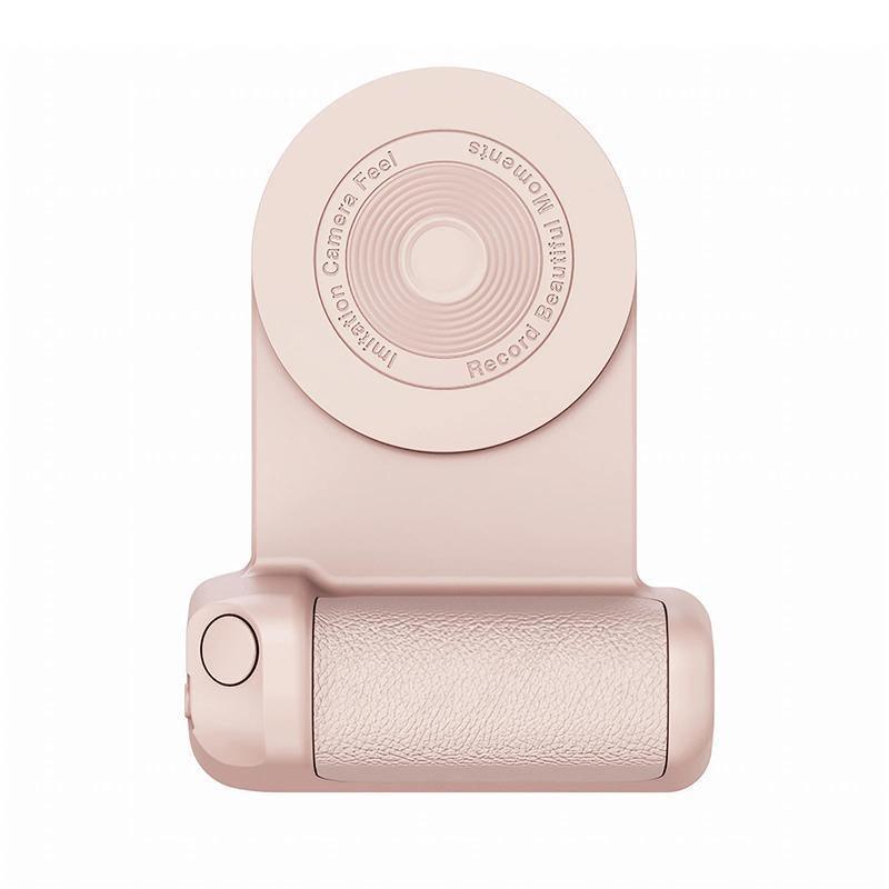 Bluetooth Camera Grip Handle for Phone Photography Bracket - Pink
