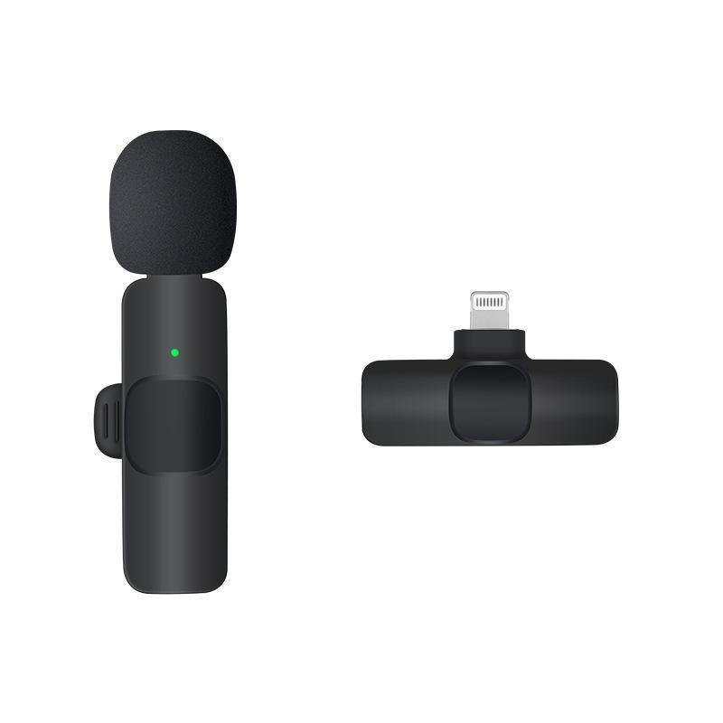 Wireless Lavalier Microphone Mini Mic For Android iPhone iPad Vlog Live Stream - Type-C to computer (Without Microphone)