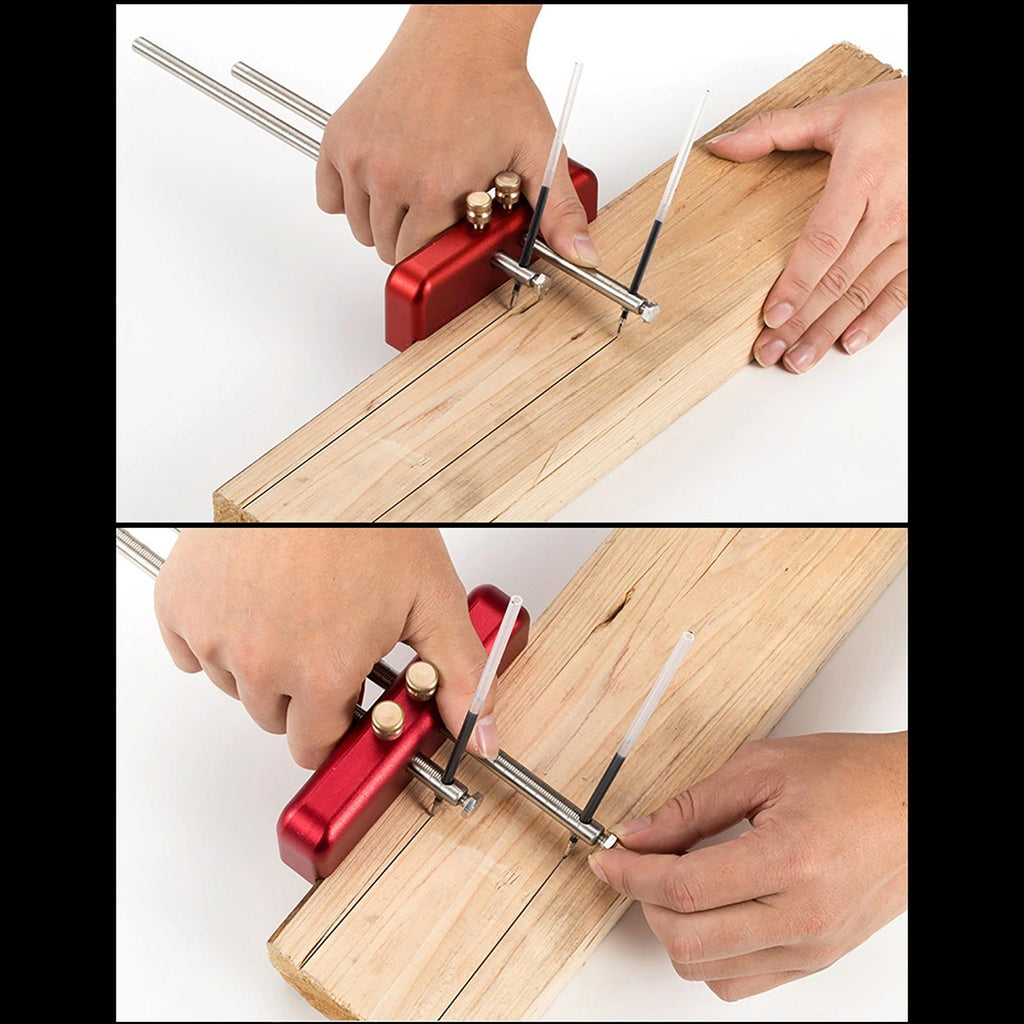 Woodworking Level Line Tool - Aluminum Alloy Ruler