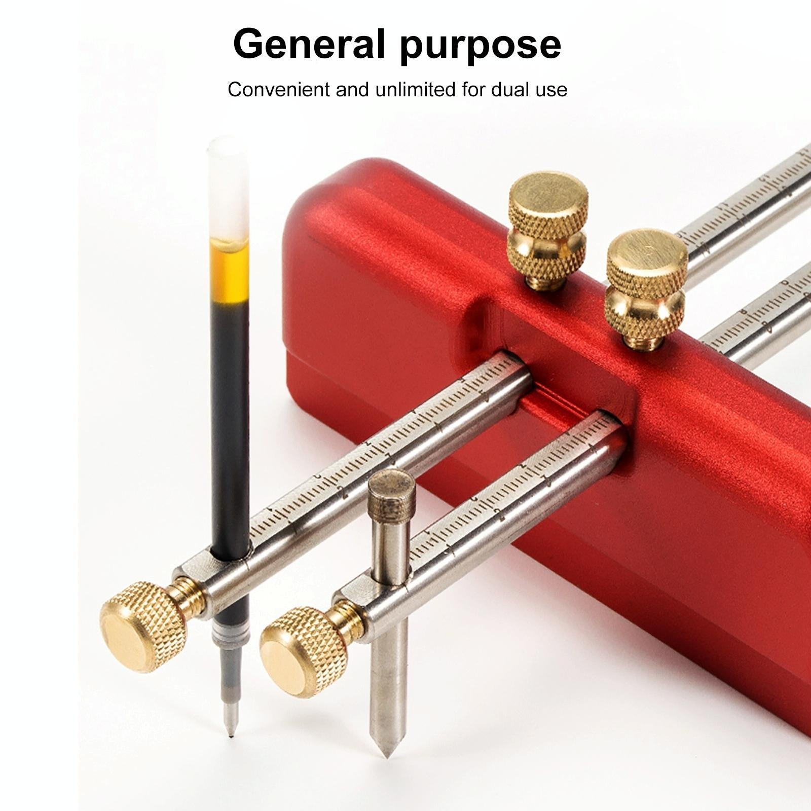 Woodworking Level Line Tool - Aluminum Alloy Ruler