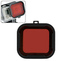 Gopro Hero4 / 3 Aqua Cube Dive Housing Filter - Red