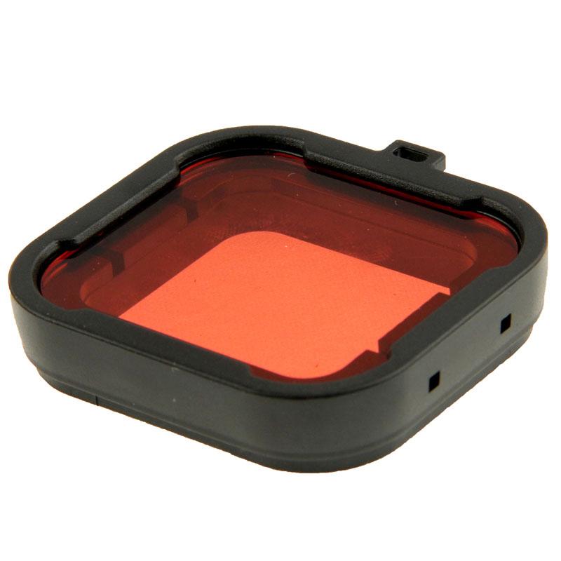 Gopro Hero4 / 3 Aqua Cube Dive Housing Filter - Red