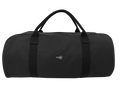 FIB Barrell Duffle Bag Travel Cotton Canvas Sports Luggage - Black