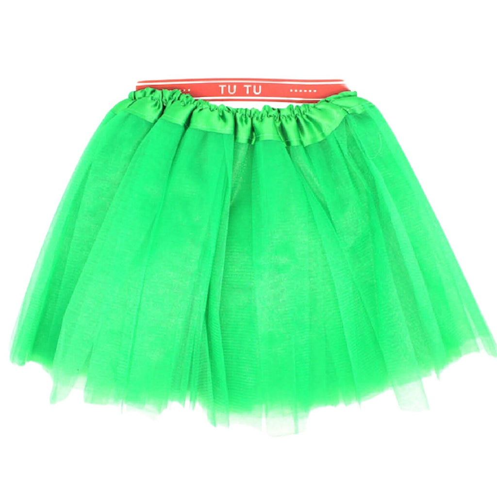 2x Tulle Ballerina Tutu – Small, 3-Layer Children’s Costume Skirt - Yellow & Green Australia Day