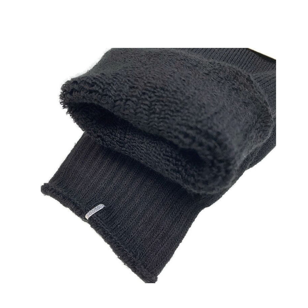 3 Pairs PREMIUM BAMBOO SOCKS Mens Heavy Duty Thick Work Socks BULK Cushion - Black - 7-11