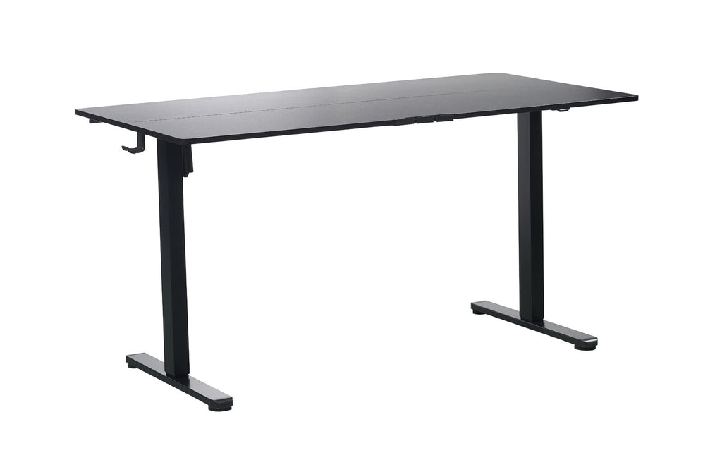 140 x 70cm Electric Standing Desk Height Adjustable Motorised Electric Sit Stand in Black
