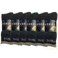 6 Pairs MERINO WOOL SOCKS Mens Heavy Duty Premium Thick Work Socks Cushion BULK - Charcoal - 11-14