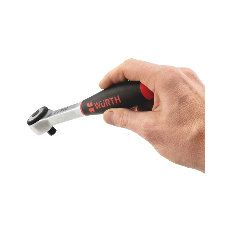 Würth Zebra Reversible Ratchet 1/2 Inch with 360° Rotating Twist Handle