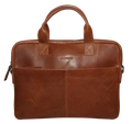 Futura Mens Slimline Laptop Bag Satchel Handbag Handles College - Brown