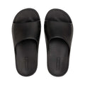 Archline Rebound Orthotic Slides Flip Flop Thongs Slip On Arch Support - Black - Euro 38
