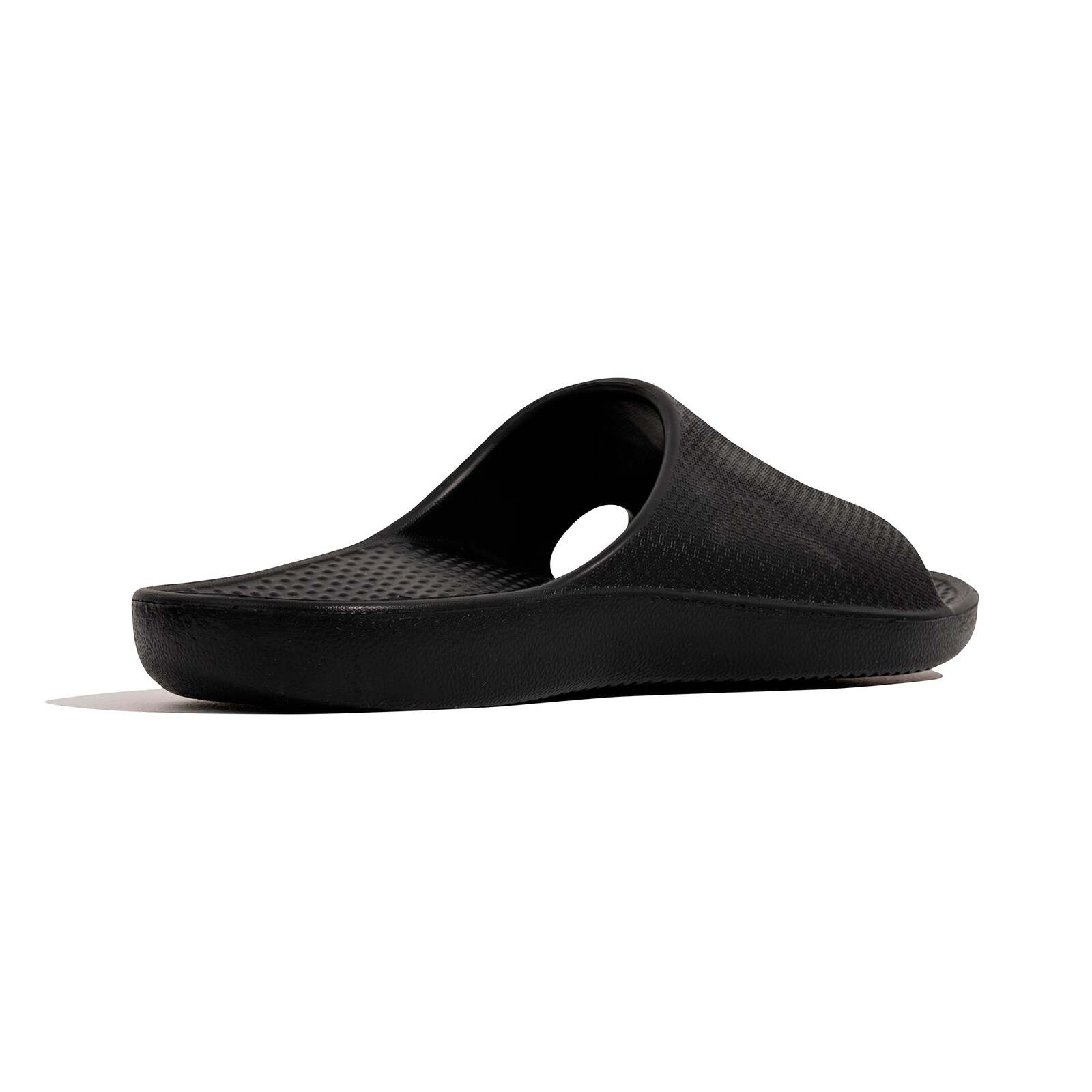 Archline Rebound Orthotic Slides Flip Flop Thongs Slip On Arch Support - Black - Euro 42
