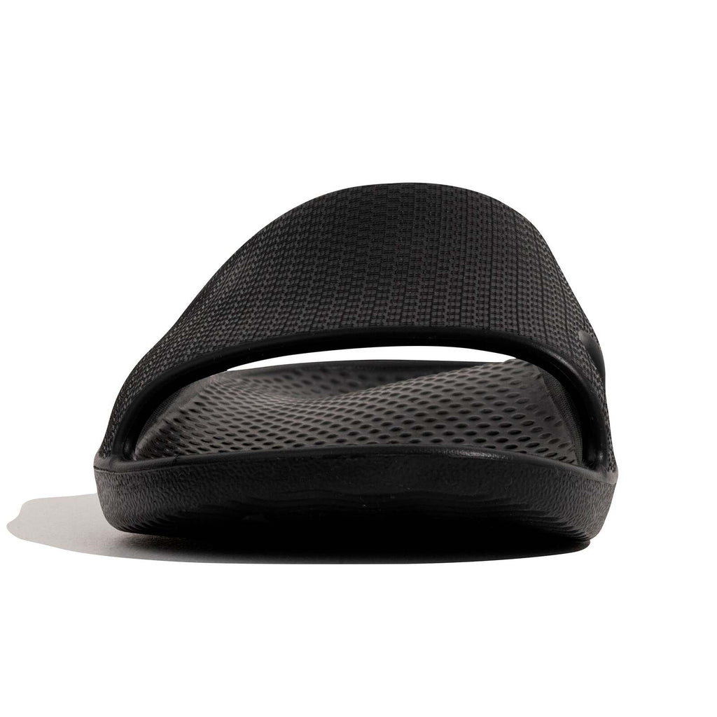 Archline Rebound Orthotic Slides Flip Flop Thongs Slip On Arch Support - Black - Euro 43