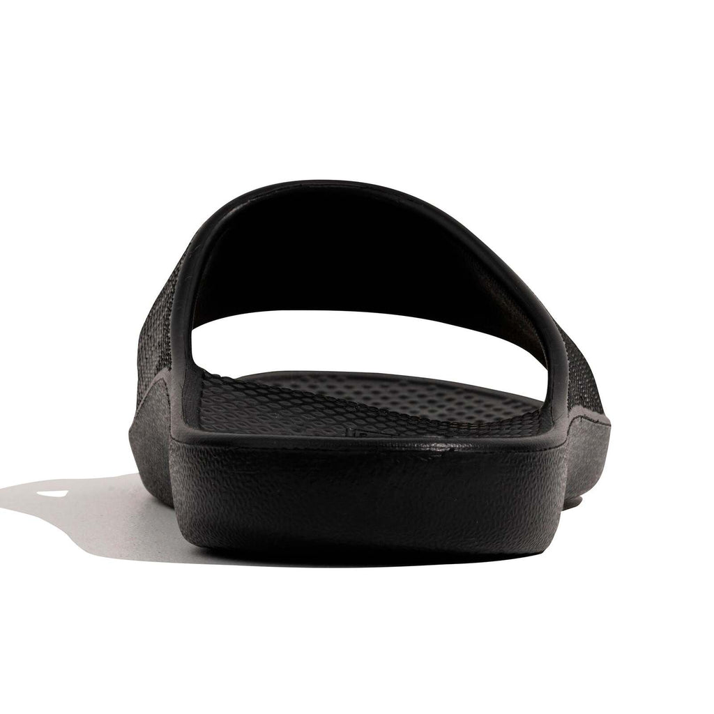 Archline Rebound Orthotic Slides Flip Flop Thongs Slip On Arch Support - Black - Euro 47