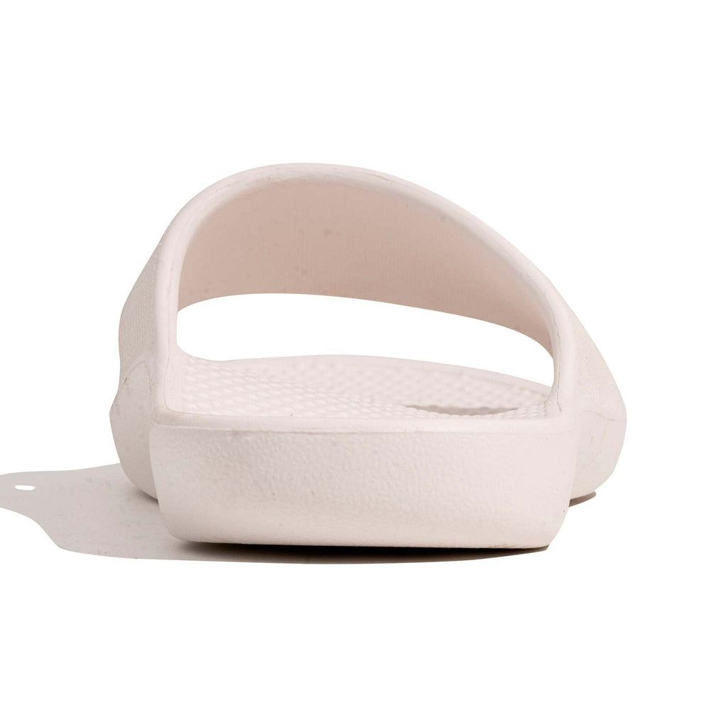 Archline Rebound Orthotic Slides Flip Flop Thongs Slip On Arch Support - White - Euro 40