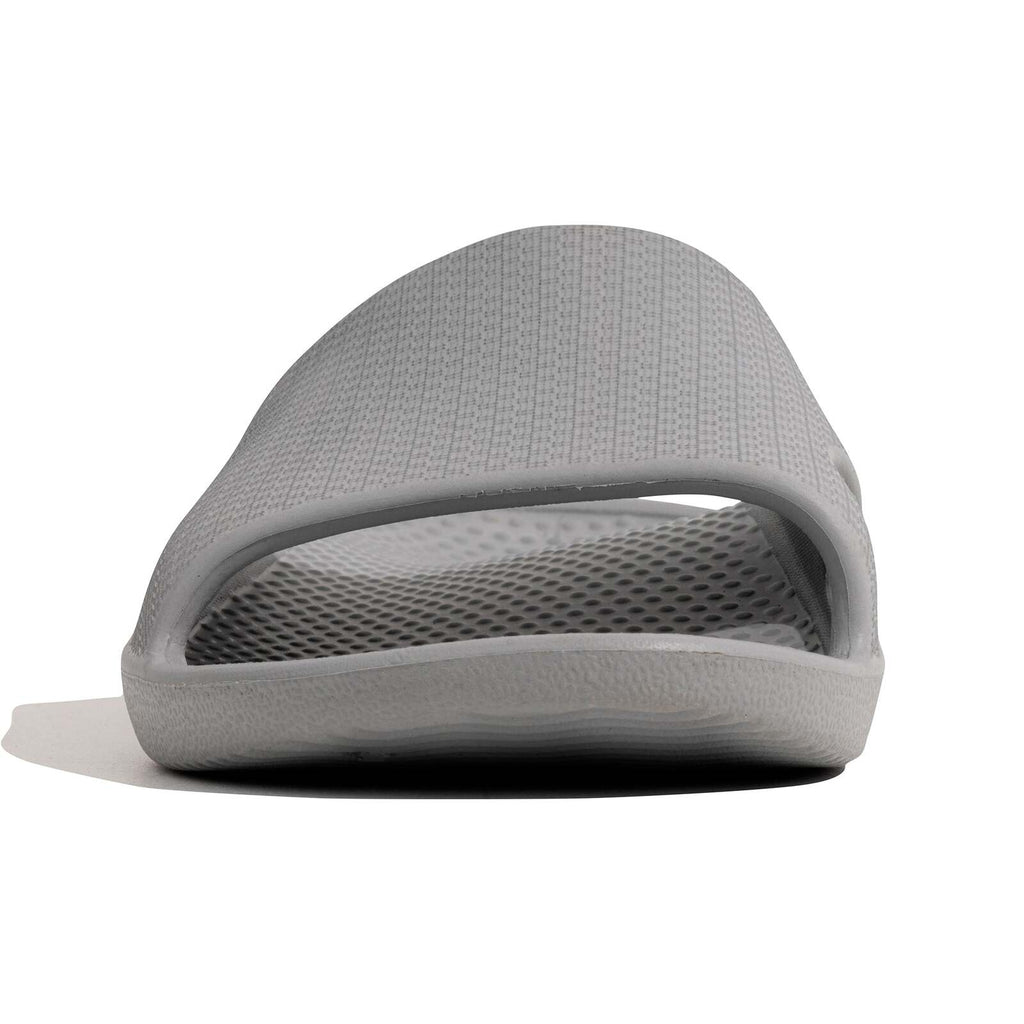 Archline Rebound Orthotic Slides Flip Flop Thongs Slip On Arch Support - Stone Grey - Euro 38
