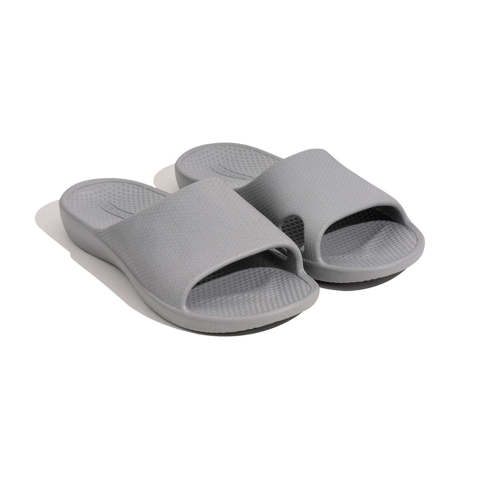 Archline Rebound Orthotic Slides Flip Flop Thongs Slip On Arch Support - Stone Grey - Euro 40