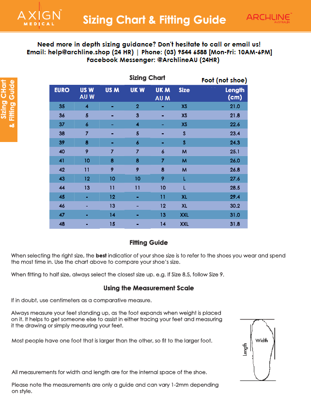 ARCHLINE Breeze Arch Support Orthotic Thongs Flip Flops Arch Support - Black - 40 EUR (Womens 9US/Mens 7US)