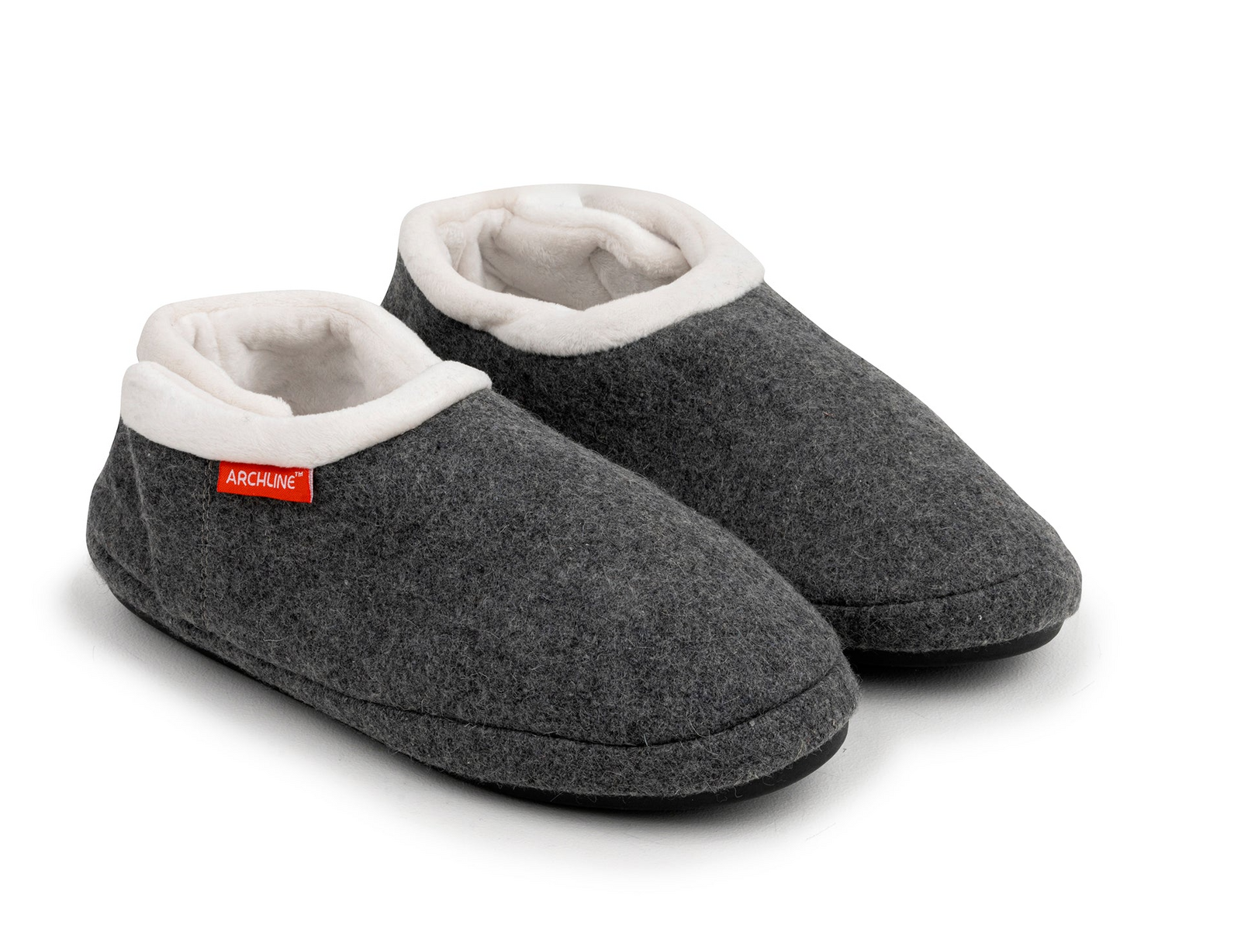 ARCHLINE Orthotic Slippers CLOSED Arch Scuffs Orthopedic Moccasins Shoes in Grey Marle - EUR 35