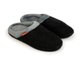 ARCHLINE Orthotic Slippers Slip On Arch Scuffs Orthopedic Moccasins in Charcoal Marle - EUR 39