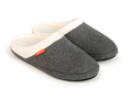 ARCHLINE Orthotic Slippers Slip On Arch Scuffs Orthopedic Moccasins in Grey Marle - EUR 37