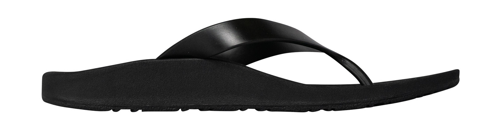 ARCHLINE Orthotic Thongs Arch Support Shoes Footwear Flip Flops Orthopedic - Black/Black - EUR 35
