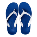 ARCHLINE Orthotic Thongs Arch Support Shoes Footwear Flip Flops Orthopedic - Blue/White  - EUR 40