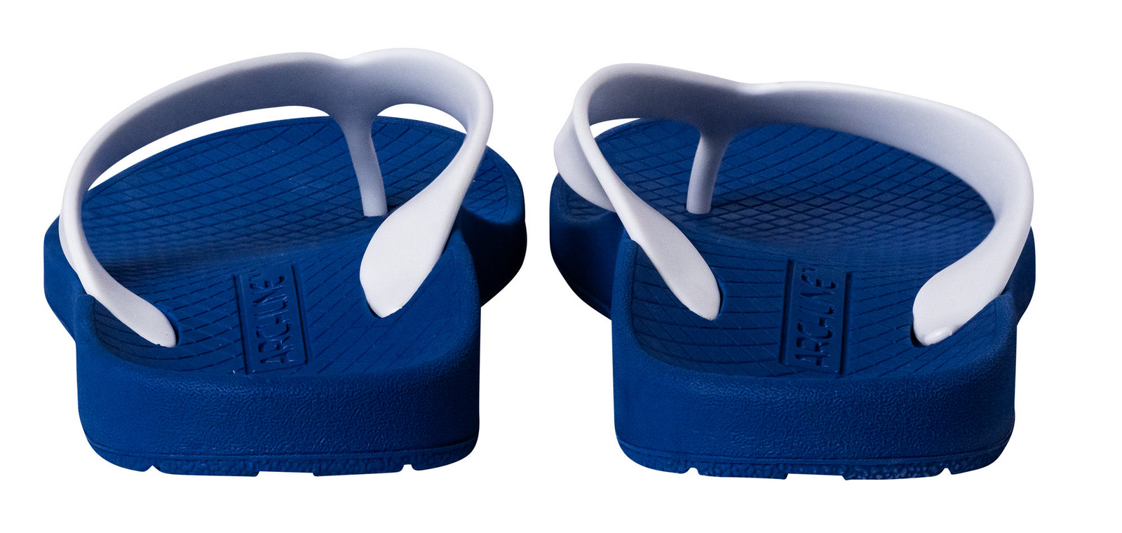 ARCHLINE Orthotic Thongs Arch Support Shoes Footwear Flip Flops Orthopedic - Blue/White  - EUR 45