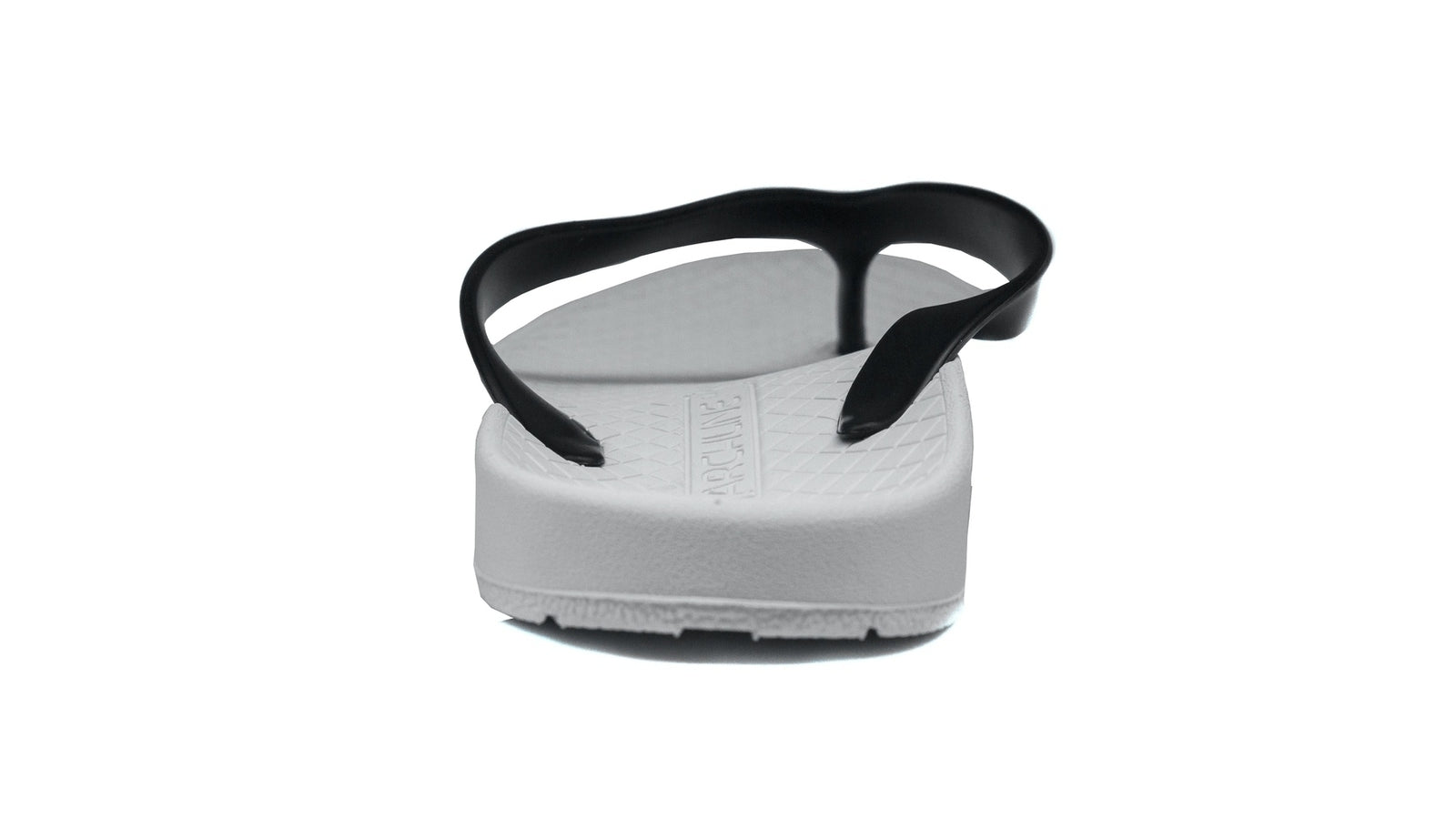 ARCHLINE Orthotic Thongs Arch Support Shoes Footwear Flip Flops Orthopedic - White/Black - EUR 34