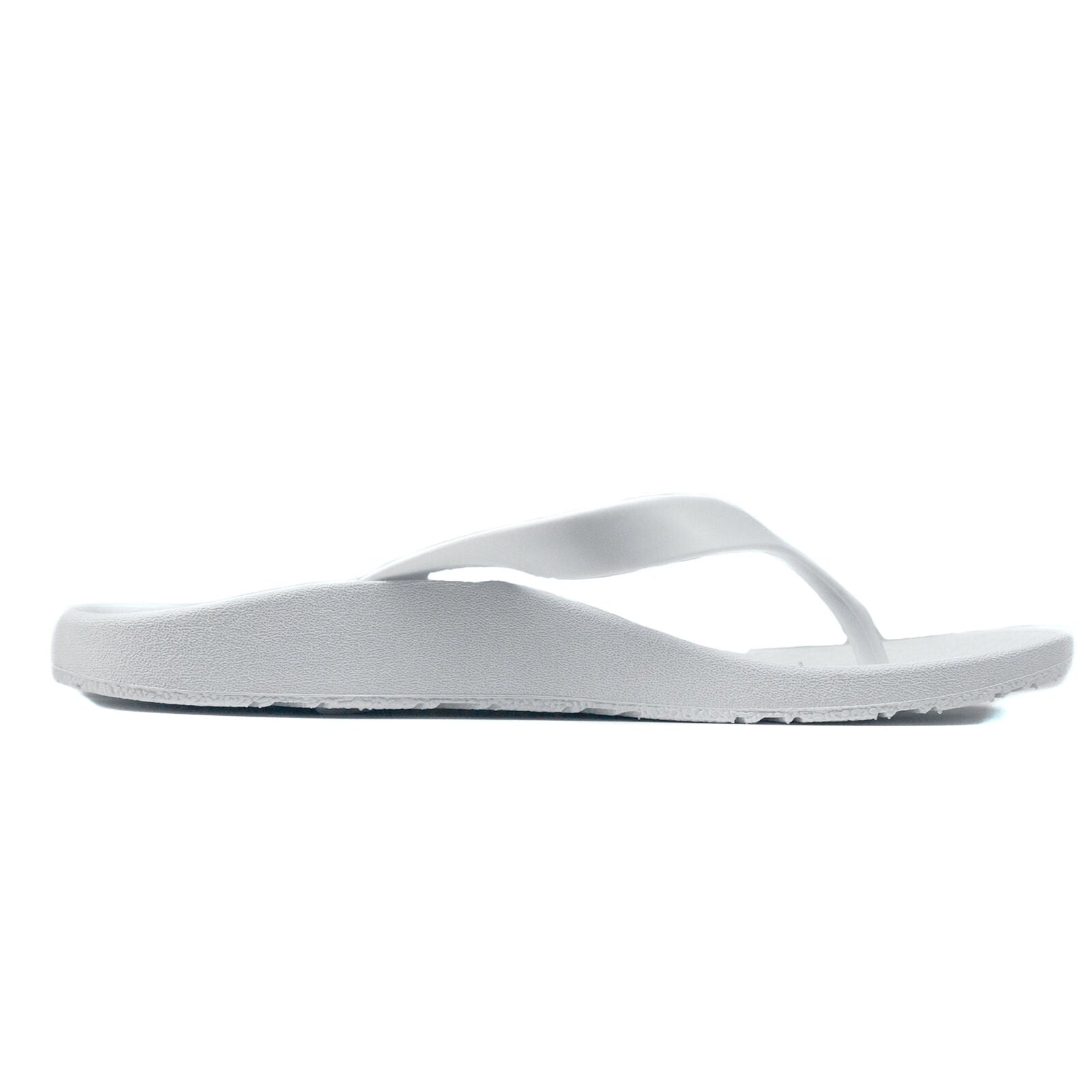 ARCHLINE Orthotic Thongs Arch Support Shoes Footwear Flip Flops Orthopedic - White/White - EUR 38