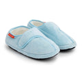 ARCHLINE Orthotic Plus Slippers Closed Scuffs Pain Relief Moccasins - Baby Blue - EU 41