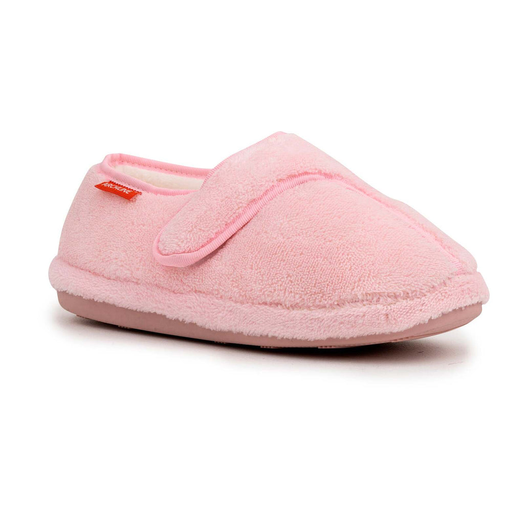 ARCHLINE Orthotic Plus Slippers Closed Scuffs Pain Relief Moccasins - Pink - EU 39