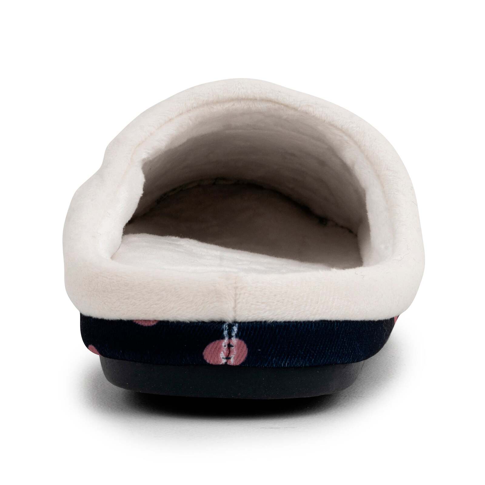 ARCHLINE Orthotic Slippers Slip On Scuffs Pain Relief Moccasins - Navy with Hearts - EUR 39 (Womens US 8)