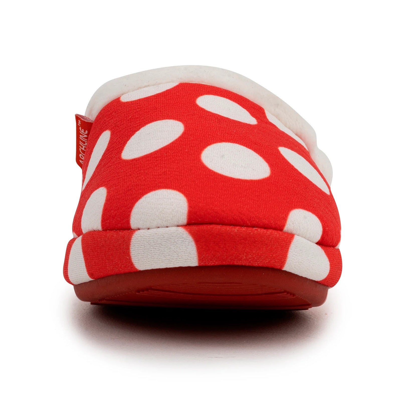 ARCHLINE Orthotic Slippers Slip On Scuffs Pain Relief Moccasins - Red Polka Dot - EUR 43 (Womens US 12)