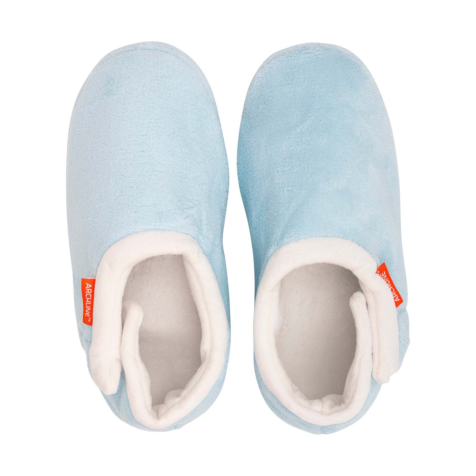 ARCHLINE Orthotic Slippers Closed Scuffs Pain Relief Moccasins - Sky Blue - EUR 38