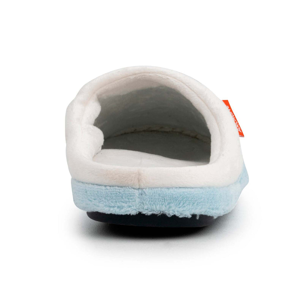 ARCHLINE Orthotic Slippers Slip On Arch Scuffs Pain Relief Moccasins - Baby Blue - EU 40