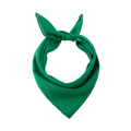 Plain Bandana 100% COTTON Head Wrap Durag Bandanna Summer Biker Scarf Mask - Green