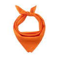Plain Bandana 100% COTTON Head Wrap Durag Bandanna Summer Biker Scarf Mask - Orange