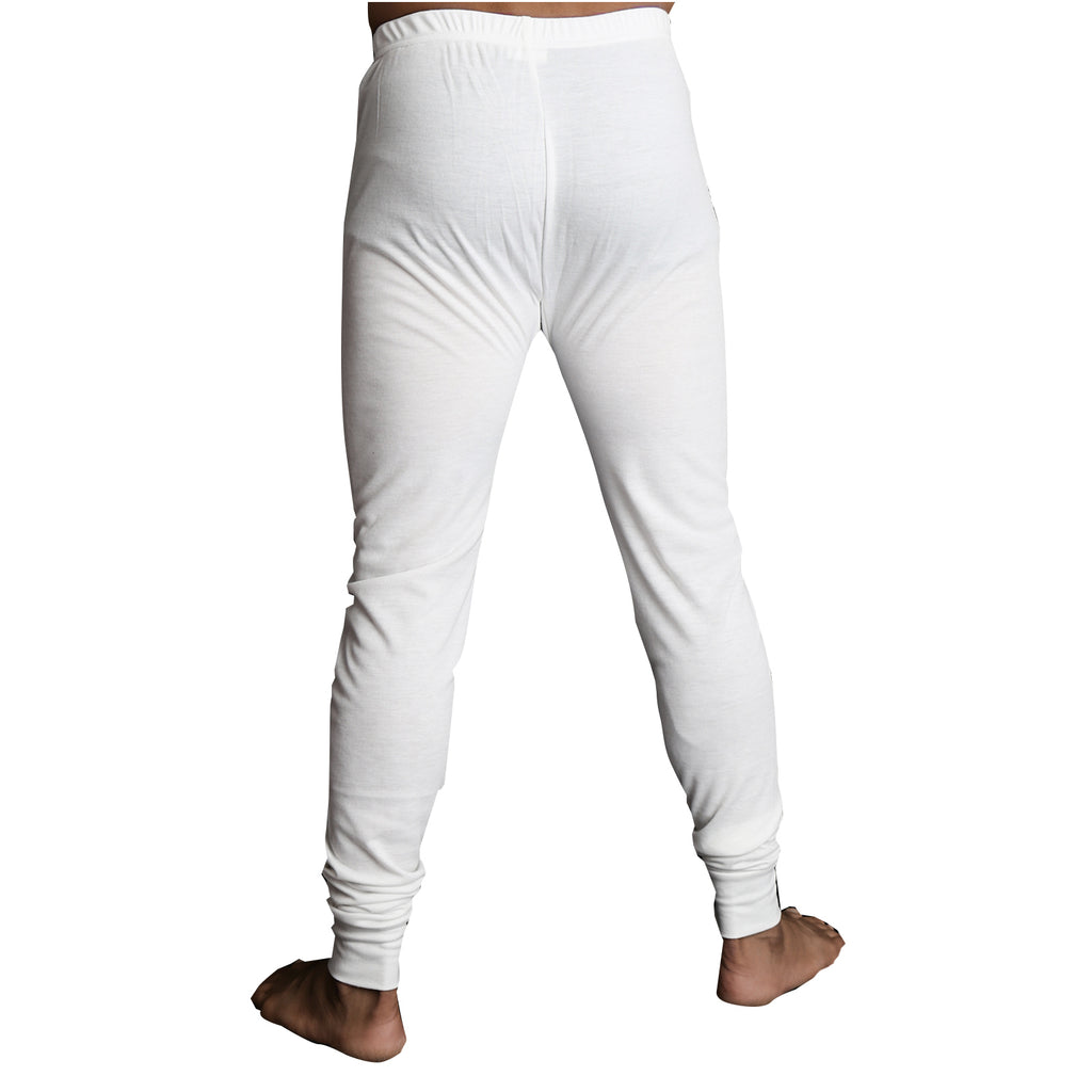 Mens Merino Wool Blend Long John Thermal Pants Underwear Thermals Warm Winter - Beige - 5XL